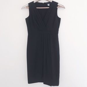 J.Crew 100% Wool Black Pleated Career Dress Size 2